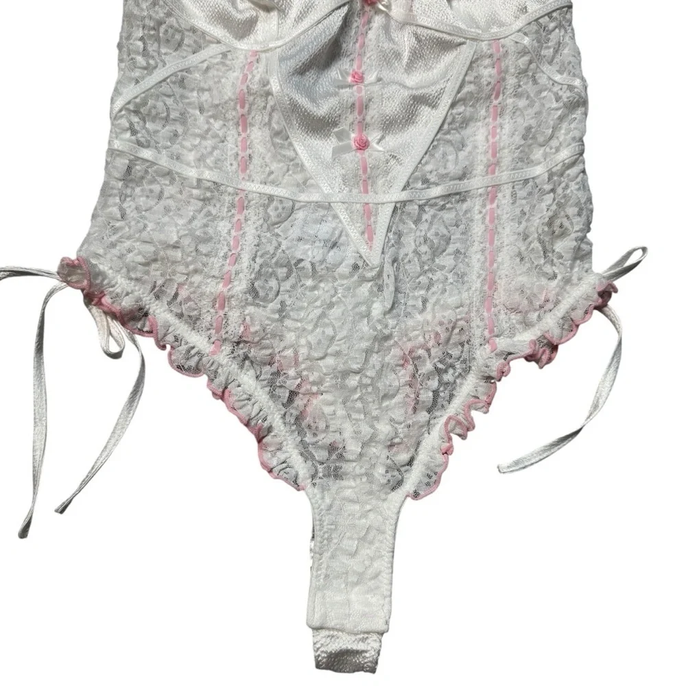 NWT New $98 Free People Sweet Cheeks Thong Bodysuit Size S